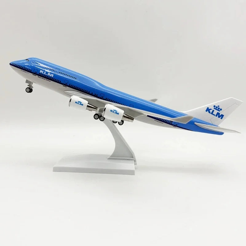 30cm Scale Plane 1/250 B747 Series Model Airplane Toy Resin Diecast Airplanes Building Kit (With Stand) Aviation Toys for Boys
