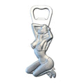 Western Beauty Bottle Opener, Fridge Magnet Metal Bottle Opener, Unique Restaurant Beer Opener, Zinc Alloy