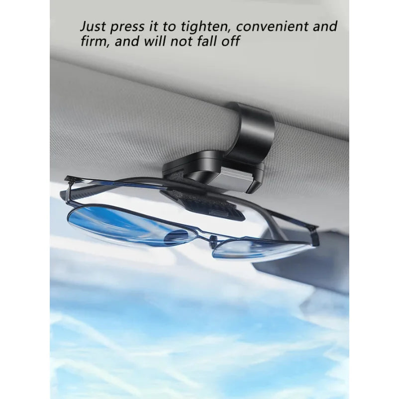 Car glasses clip sunshade, easy to install, suitable for all car models, easy to access, multifunctional car glasses holder