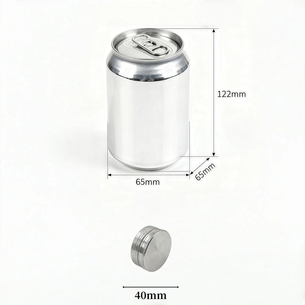 11-Color 40mm Manual Grinder - Dual-Layer Fast Grinding with Diamond Teeth, Portable Design，The best Smoking accessories
