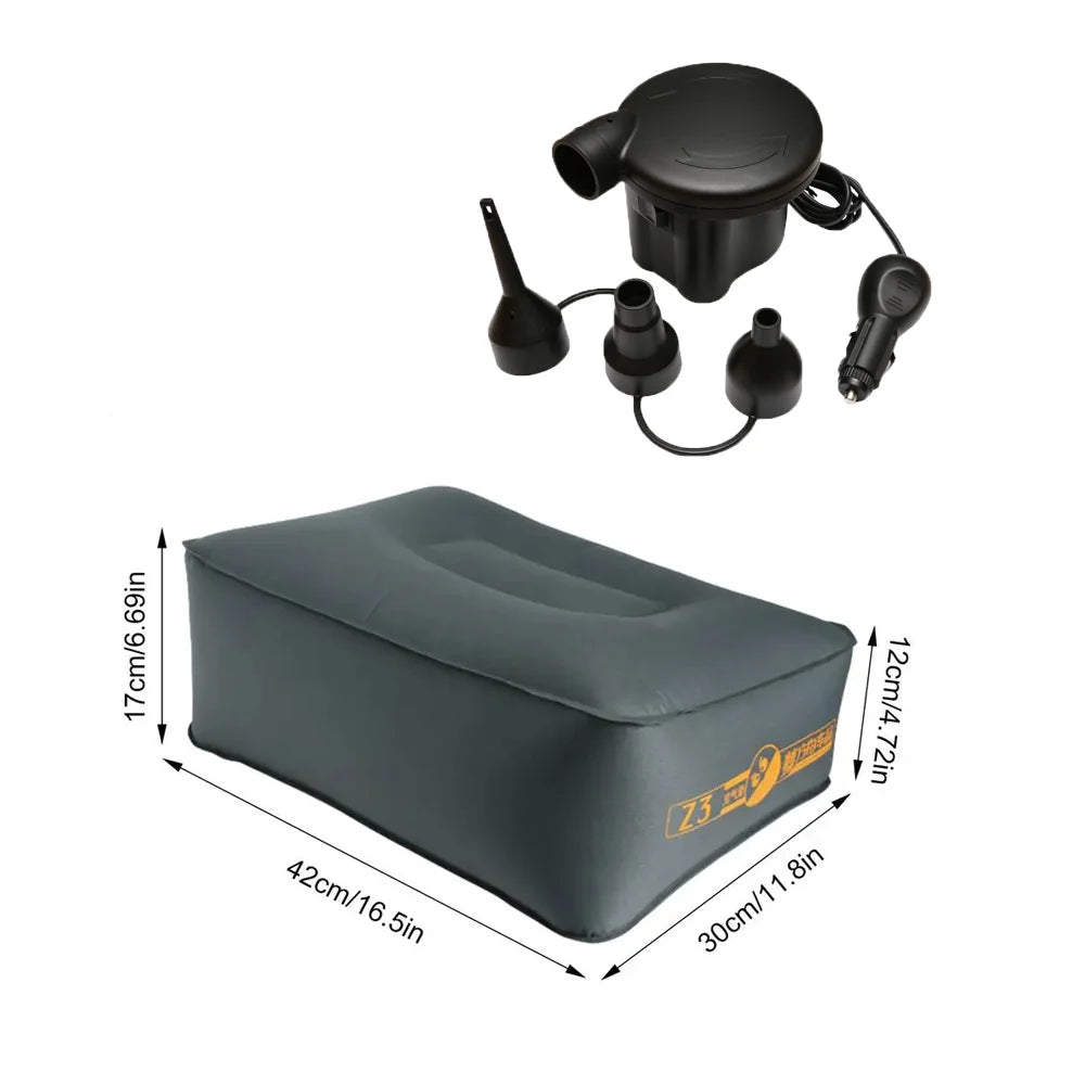Car Travel Inflatable Mattress Air Bed Back Seat Universal Rear Clearance Pad Gap Padding Long Distance Auto Camping Artifact