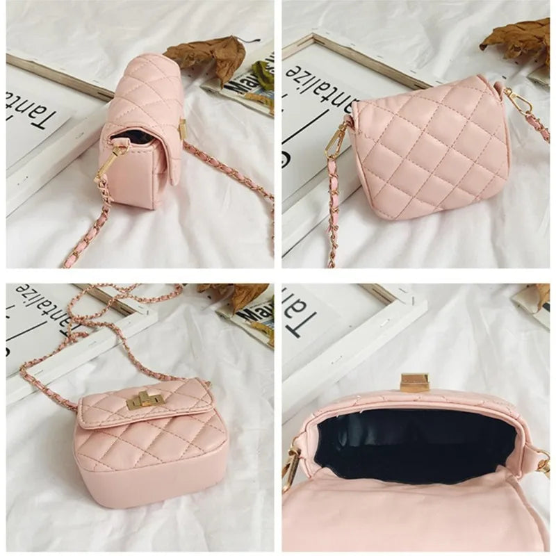 1Pc Mini Bag Crossbody Bag Fashion Girl Bag Child Bag Clothes Decorative Accessories Coin Purse Bag