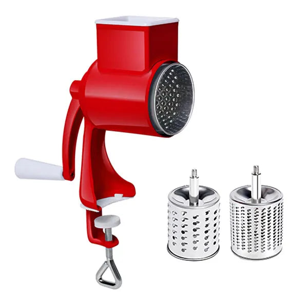 Grain Grinder Hand Crank Mill Grinder Aluminum Alloy Manual Table Clamp Milling Machine for Home Kitchen Commercial Grinding Nut