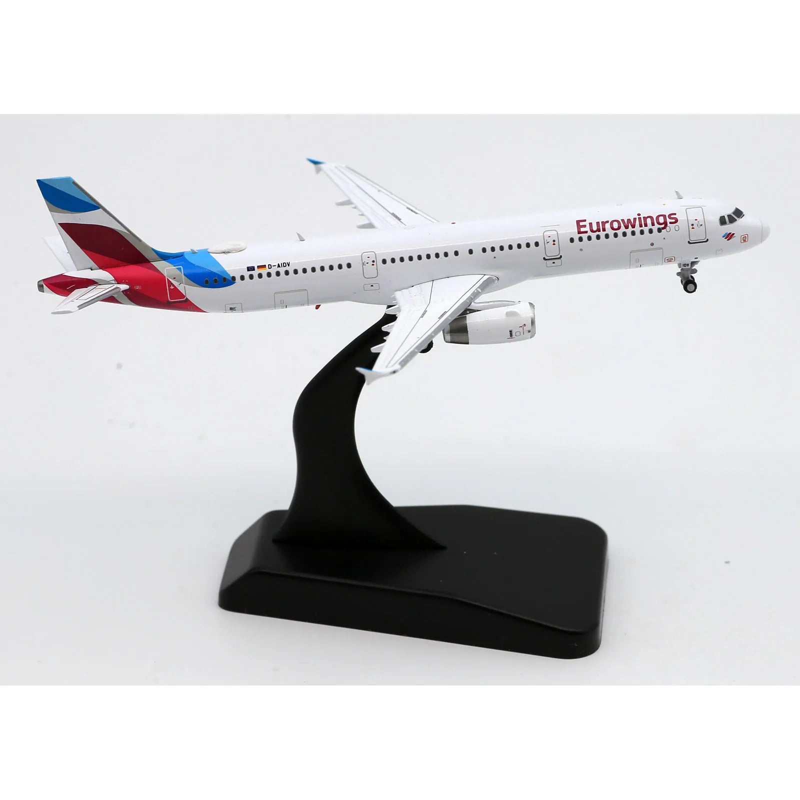 XX40141 Alloy Collectible Plane Gift JC Wings 1:400 Eurowings Airlines Airbus A321 Diecast Aircraft Jet Model D-AIDV With Stand