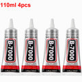 B7000 Super Glue 4PCS 110ML Waterproof Semi-Fluid Adhesive for Mobile Phone Repair DIY Jewelry Crafts Metal Resin Projects.