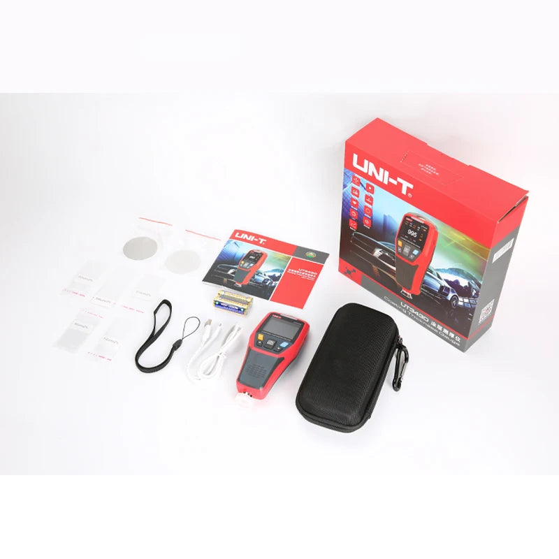 UNI-T UT343D UT343A UT343E Coating Thickness Gauge LCD Backlight Digital FE/NFE Metal Car Paint Thickness Tester Meter