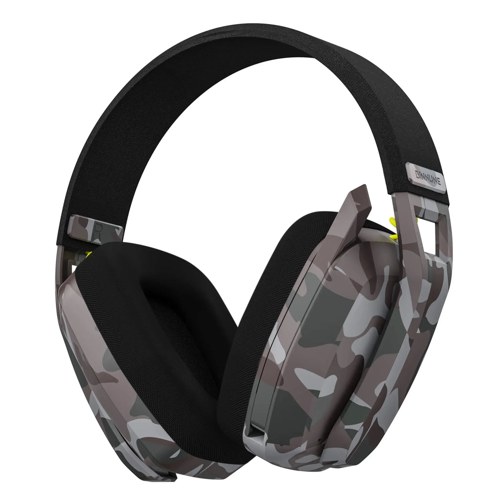 BINNUNE BW06 Bluetooth Headsets Gamer with Mic for PS5 PS4 PC Mac Playstation Wireless 2.4GHz Gaming Headphone with Microphone