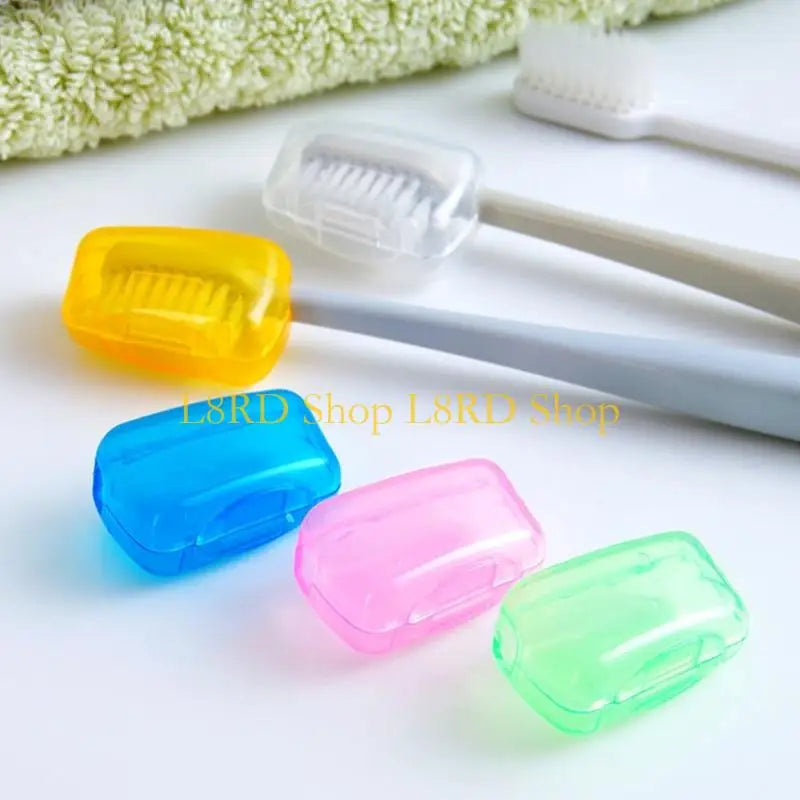 L8RD 50 Pack Colorful Plastic Toothbrush Head Protectors Travel Dental Hygienes Caps