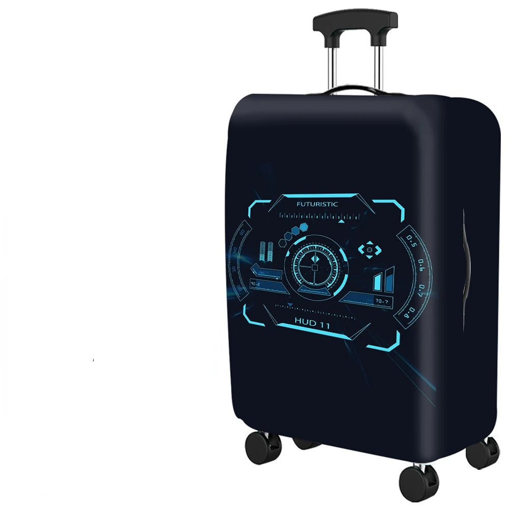 Popular Luggage Protective Cover Elastic Cloth Thickened Dust-proof Trolley Suitcase Cover Travel Accessories For 18-30Inch Case