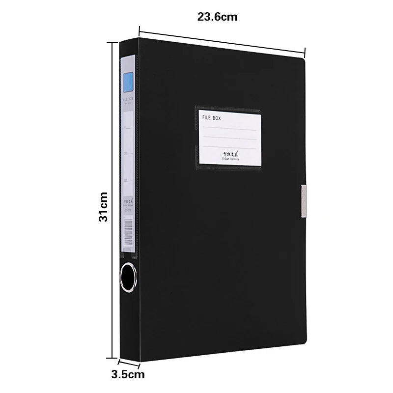 Thickened Large Capacity File Organizer For Desk Document File Box Storage Bag Standing Test Paper Bag 2.0cm 3.5cm 5.5cm 7.5cm