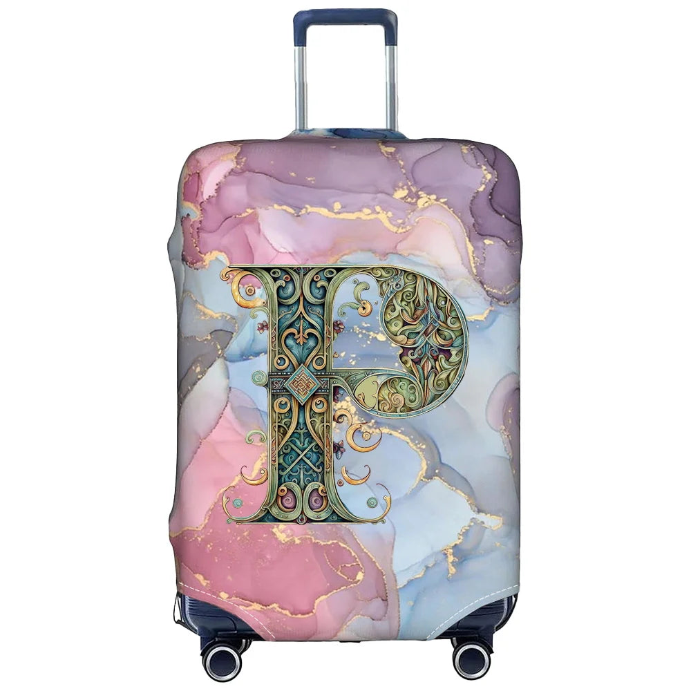 Luggage Cover Stretch Fabric Suitcase Protector Case Graphic Series Baggage Dust Case Cover Suitable 18-32 Inch Suitcase