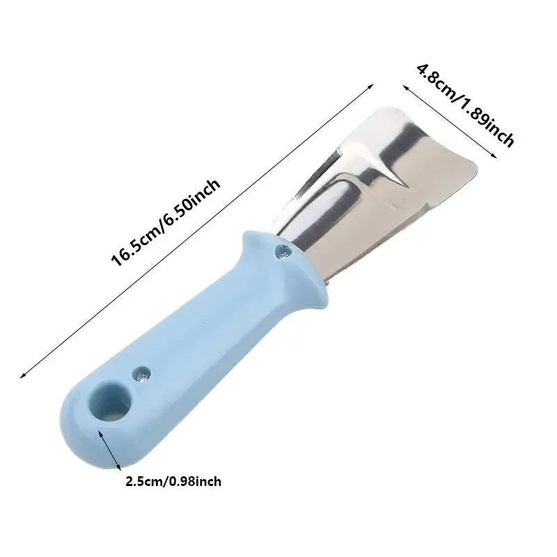 Stainless Steel Portable Ice Scraper Freezer Refrigerator Defrost Removal Cleaning Tool For Home Kitchen