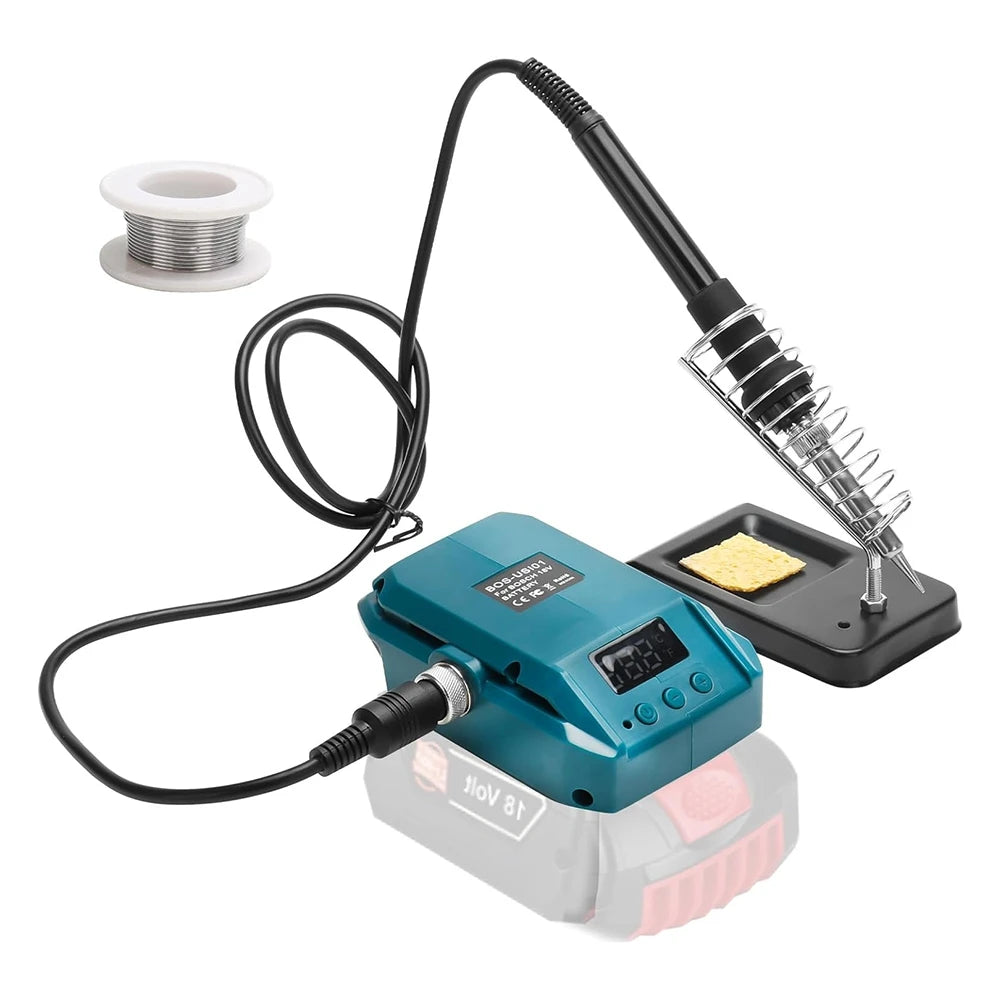 L33A_Battery Soldering Iron for Bosch Professional 18 V System GBA Battery,60W Cordless Soldering Iron Adjustable Temperature