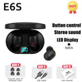 2026 Hot TWS E6S Fone Bluetooth Earphones Wireless Bluetooth Headset Noise Cancelling Headset With Microphone Headphones