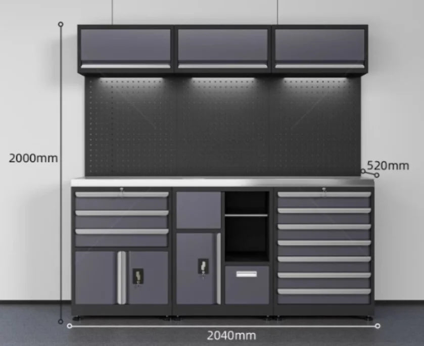 Auto Repair Workstation Workshop Multi-functional Maintenance Workbench Combination Cabinet