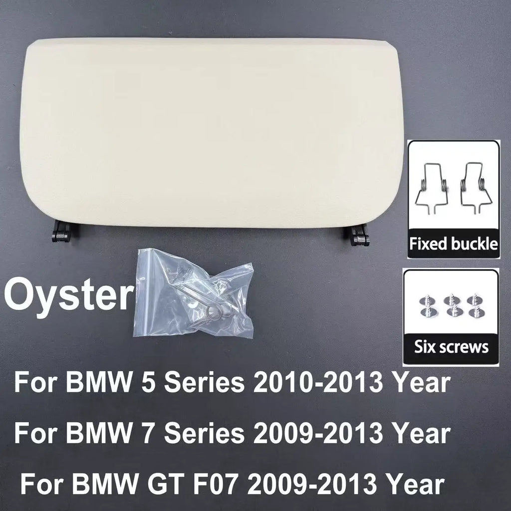 For BMW 5 7 GT Series 2009-2017 F10 F11 F01 F02 F07 Car Seat Back Panel Leather Backrest Storage Pocket Cover