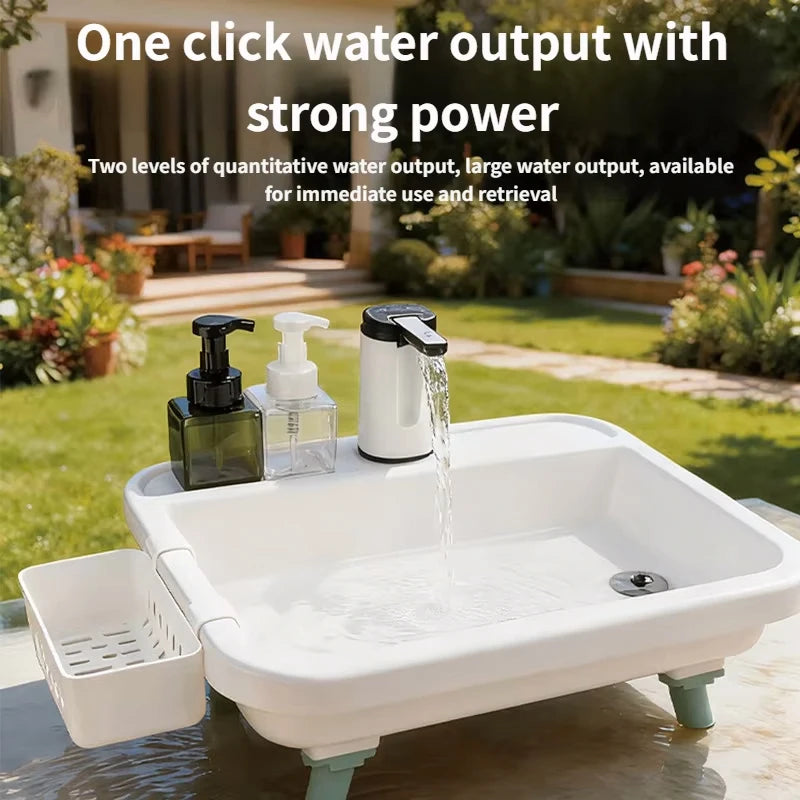 Outdoor Camping Portable Sink Multifunctional Camping Sink With Electric Water Pump Suitable For Outdoor Travel And Family Use