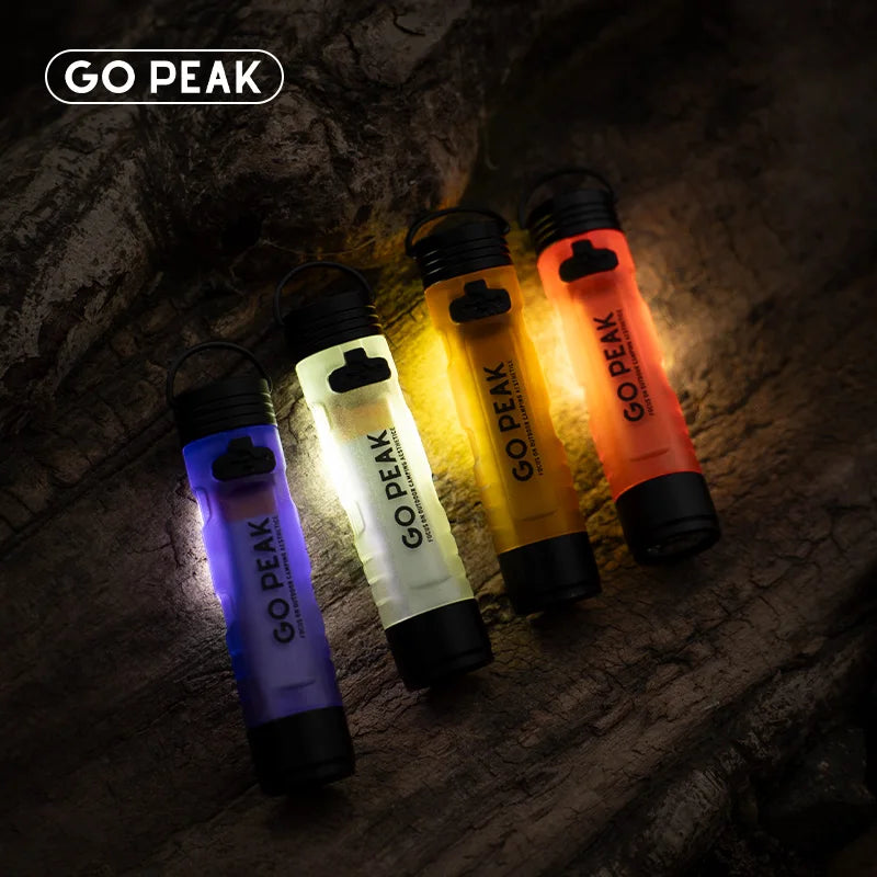 GOPEAK Pocket Mini Flashlight Outdoor Key Clip Cap Ambient Led Long Endurance Disaster Relief Emergency 5050 Small Light