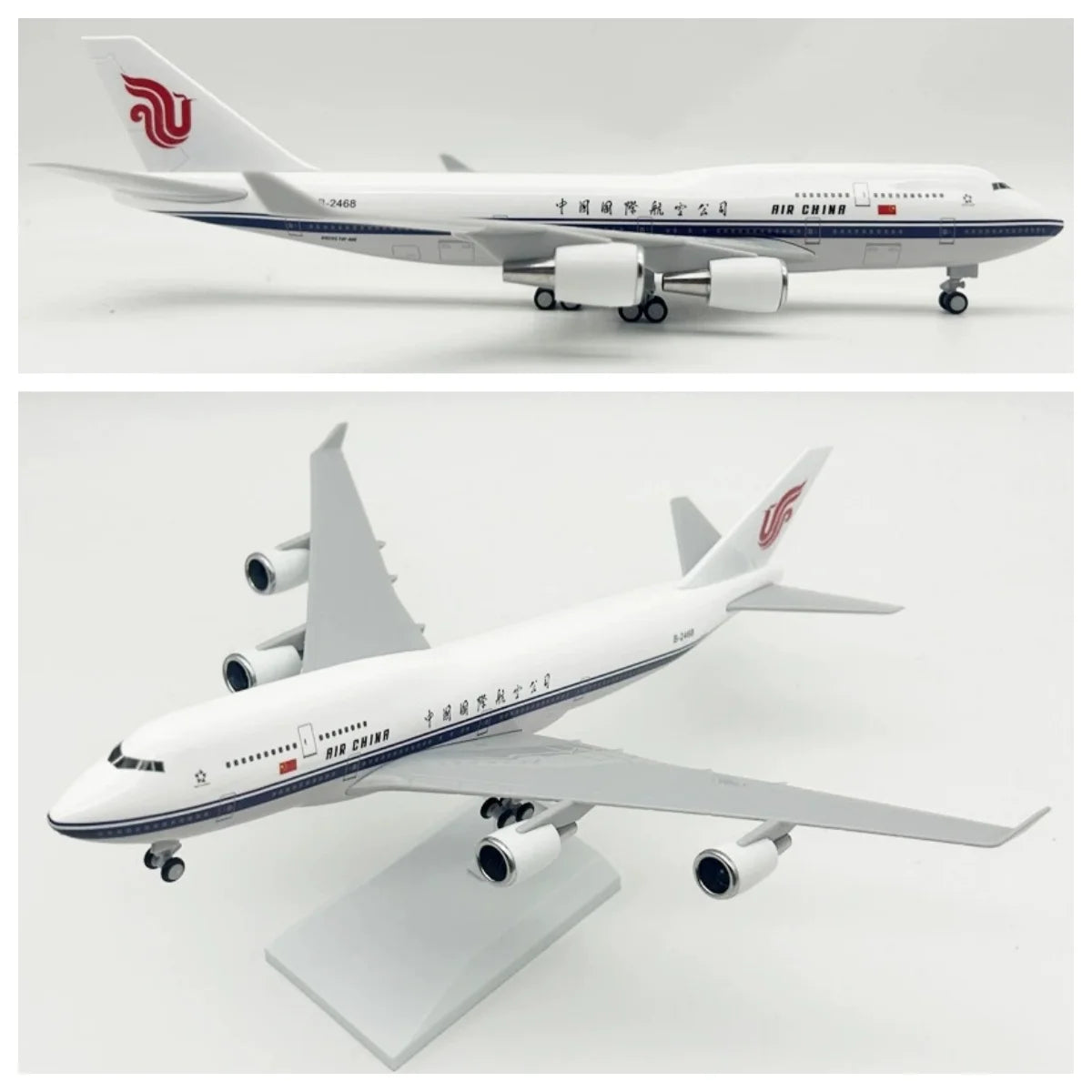 1/250 Scale 30cm Toy Planes Diecast Resin B747 Air China Airlines Airplane Model 747 Toys Airplane For Display Collection Gift