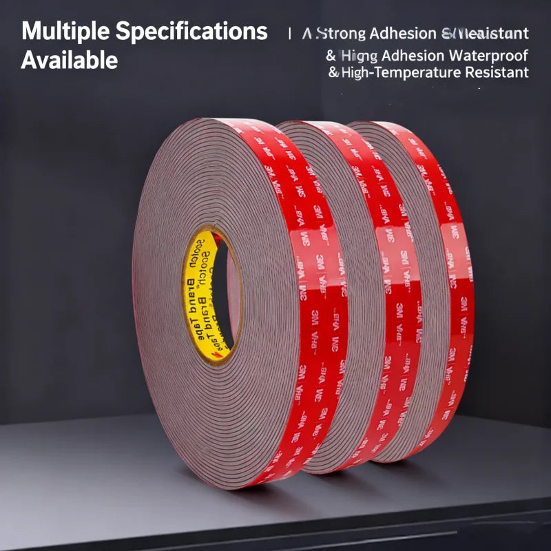 3M 4991VHB Strong Double-Sided Adhesive 3m 2.3mm Thickening High Viscosity Traceless Foam Tape For Car Home Use High Temperature