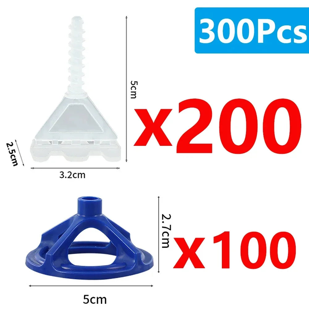 50-800Pcs Spiral Ceramic Tile Leveling System Clips Spacers Straps Wadge for Tile Laying Wall Floor Fixing Construction Tools