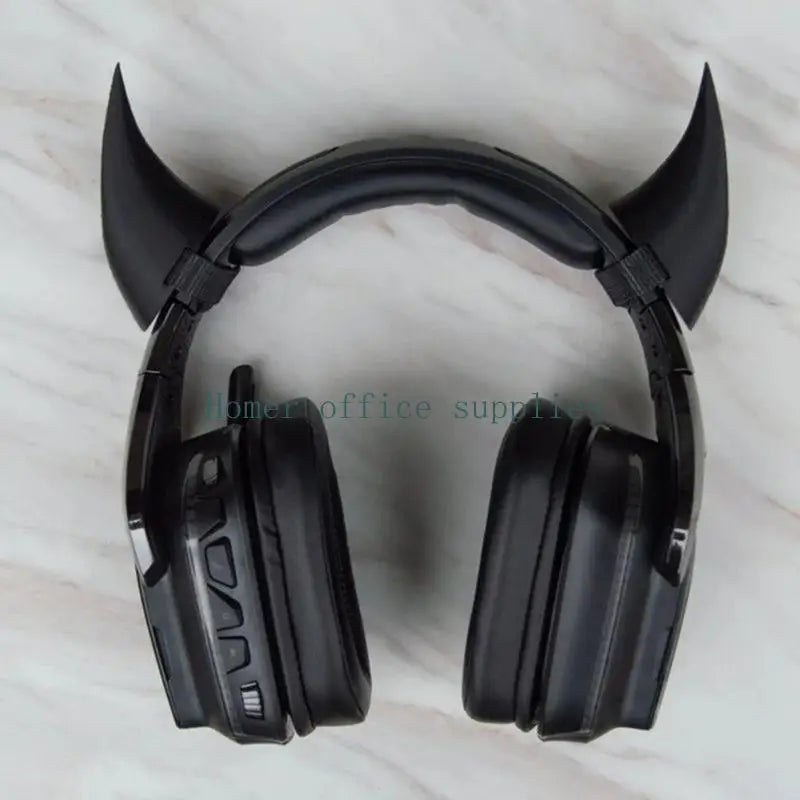 K43B Unique Gothics Demons Devil Ear Headsets Decoration For Halloween And Role Play