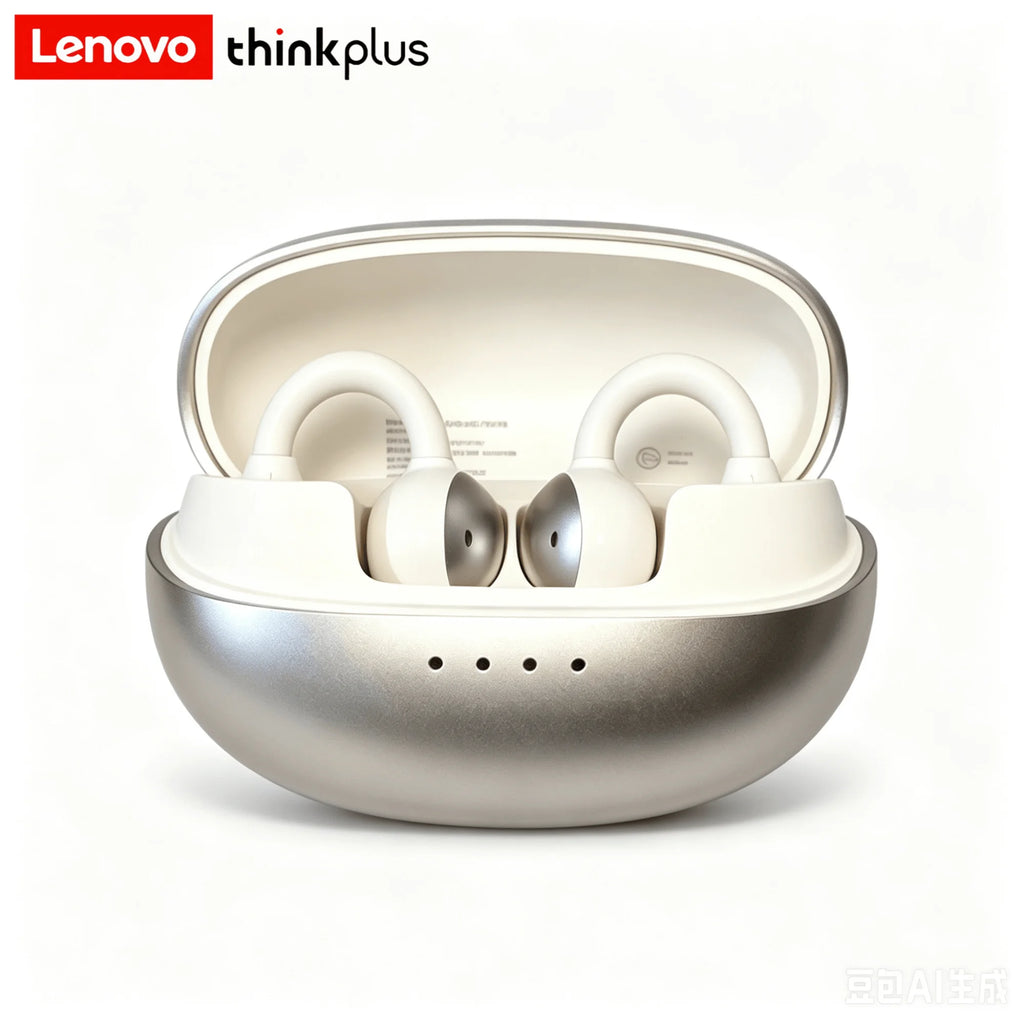 Original Lenovo LK6 Wireless Bluetooth Sports Earphones Ear Clip HD Stereo Headsets HIFI Music Noise Reduction Gaming Earbuds