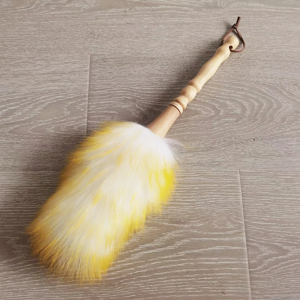 Wool duster Car interior details, long soft fur dust remover Multi functional cleaning brush