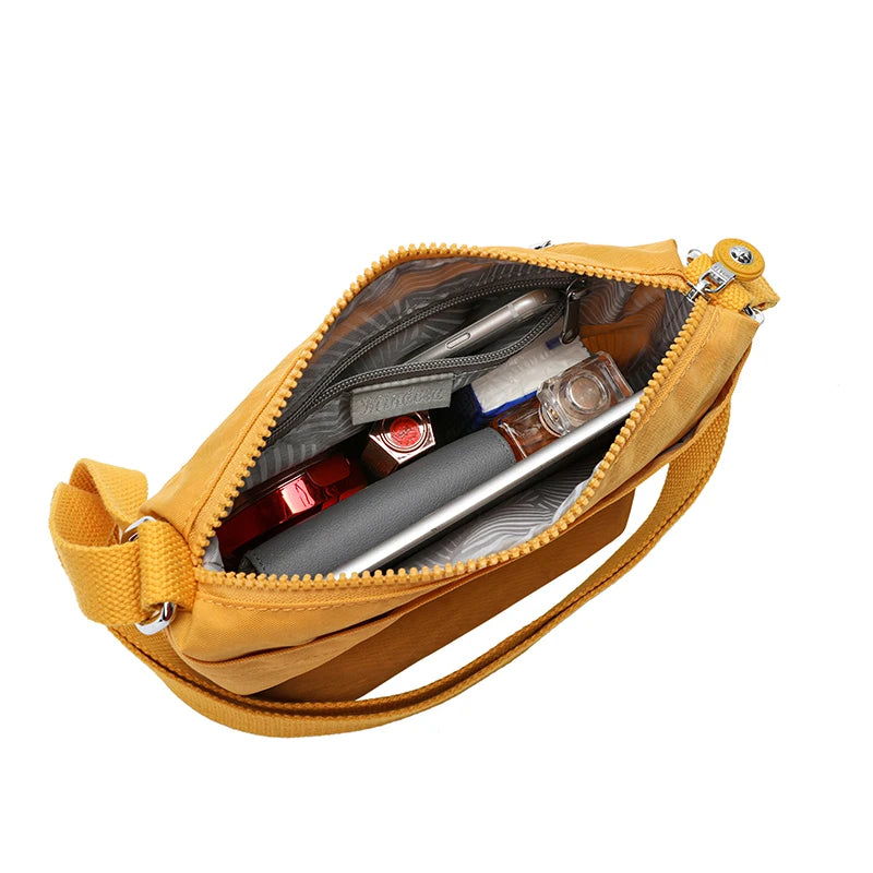 Mindesa High Quality Female Portable Nylon Fashion Leisure Shoulder Bag Crossbody Bag Ladies Bag Women Bag Waterproof