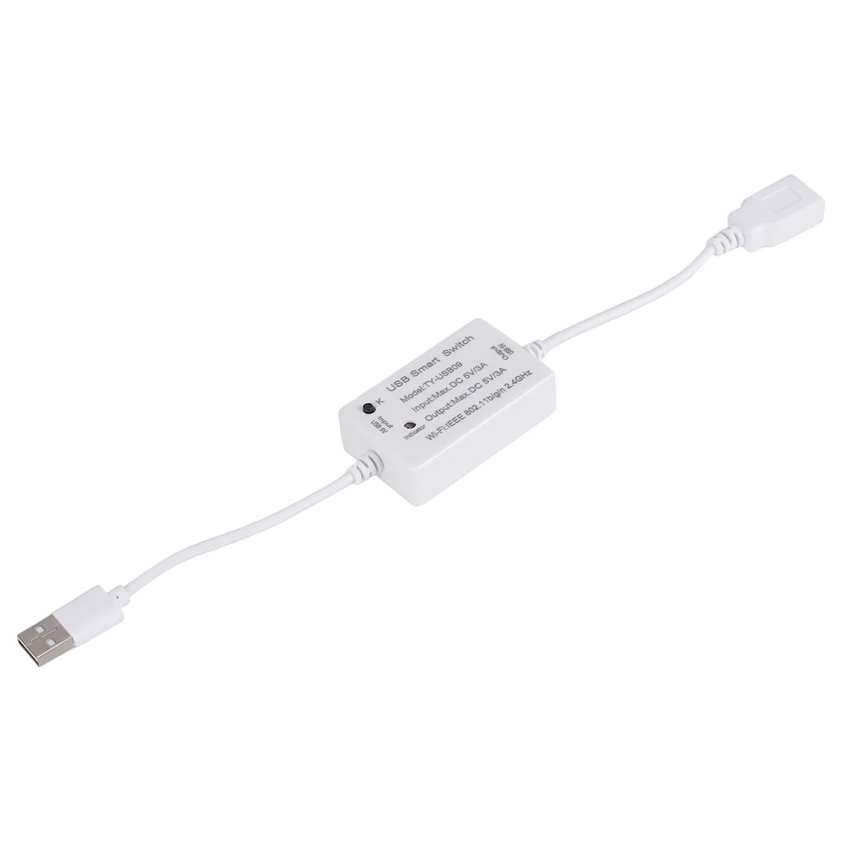 ABQR Tuya USB Smart Switch WIFI Controller Universal Breaker Timer Smart Life for USB Appliances for Home