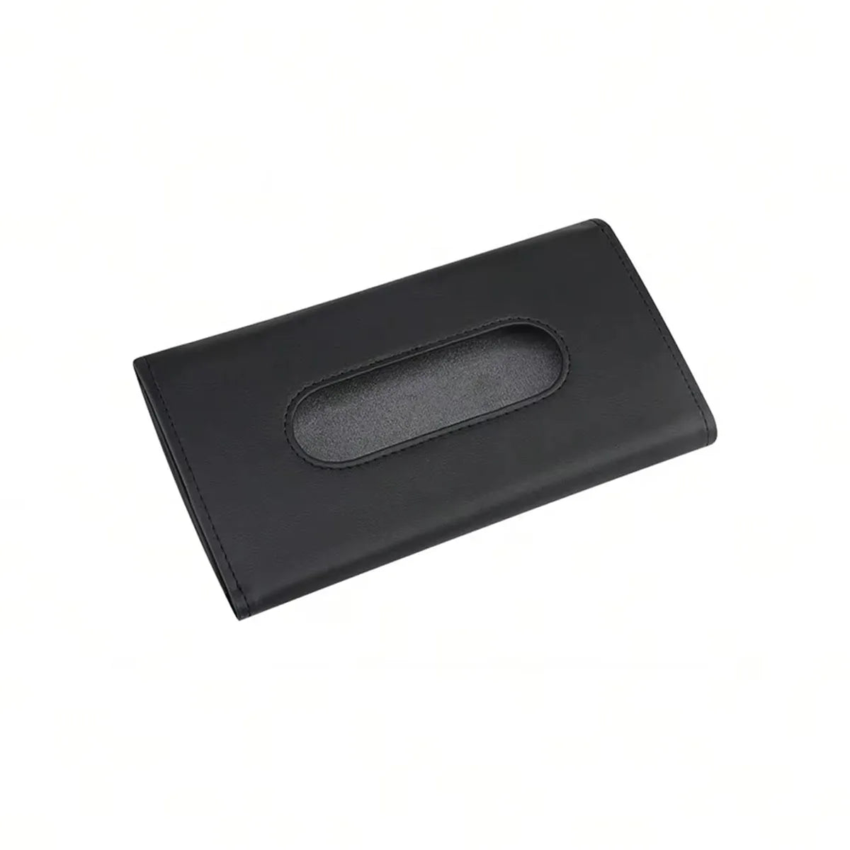 Car Visor Tissue Holder, PU Leather Car Hanging Tissue Box, General Car Interior Accessories for Most Cars
