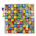 Funny Snakes and Ladders Chess Games Educational Foldable Chessboard for Kids Children Toys Board Game for Party Birthday Gifts