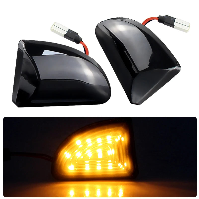 2PCS LED Side Marker Lights Canbus For Smart Fortwo W451 Coupe Cabrio 2007 2008 2009 2010-2015 Turn Signal Lamps Car Accessories