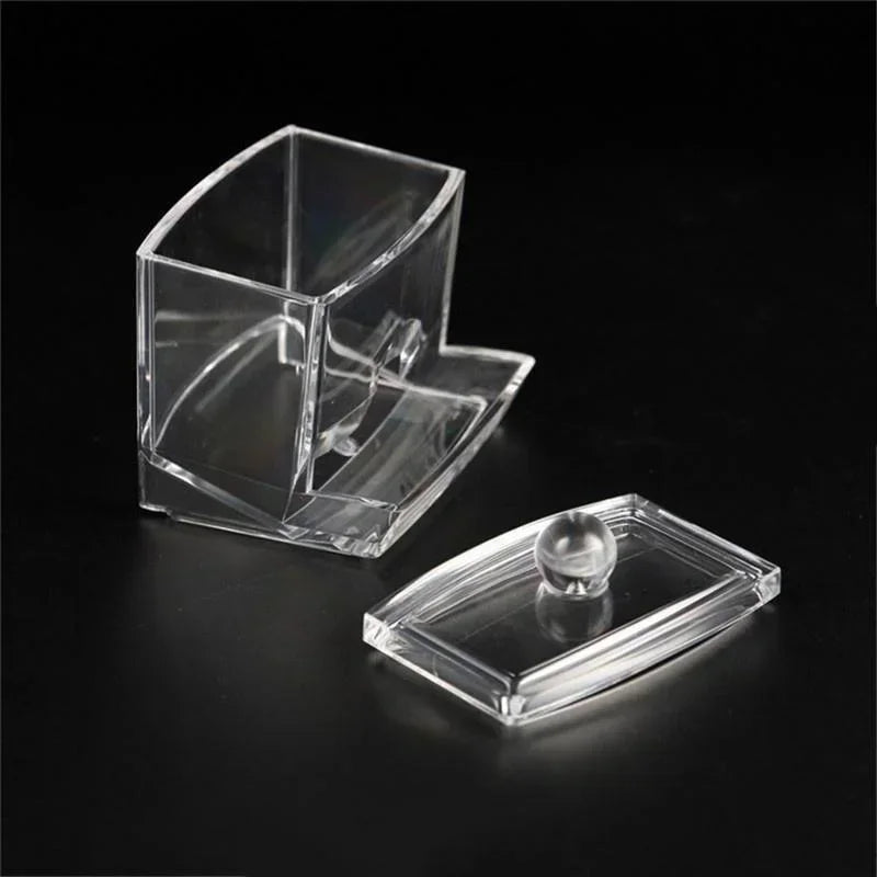 Cotton Swab Box Case Makeup Storage Organizer Holder organizer box (without Cotton Swab )
