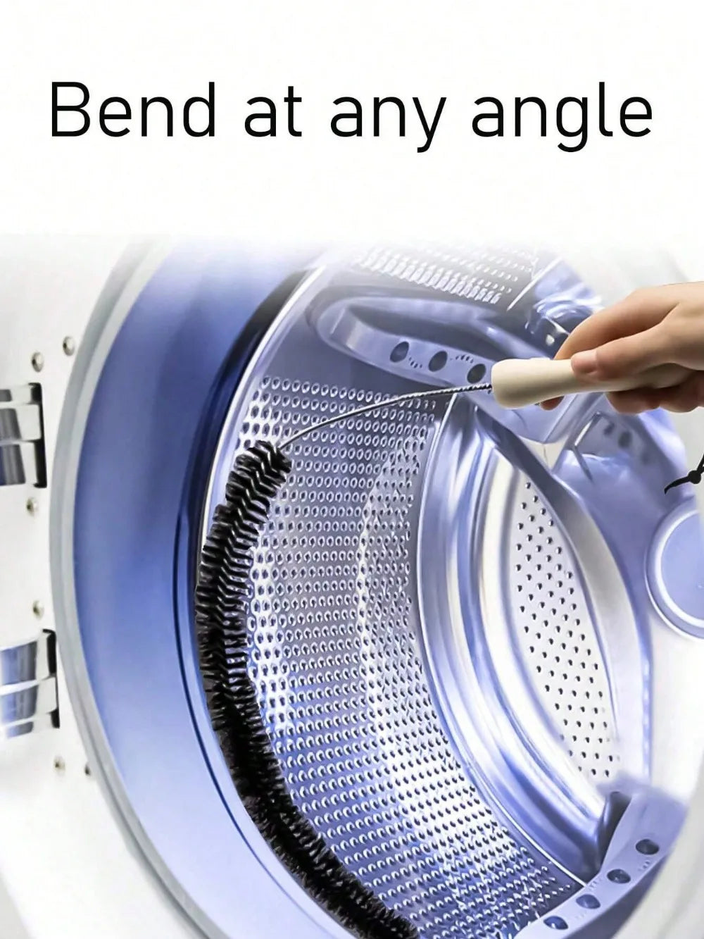 1pc Washing Machine Cleaning Brush, Dryer Vent Cleaner, Washing Machine Drum/Bathtub Cleaner