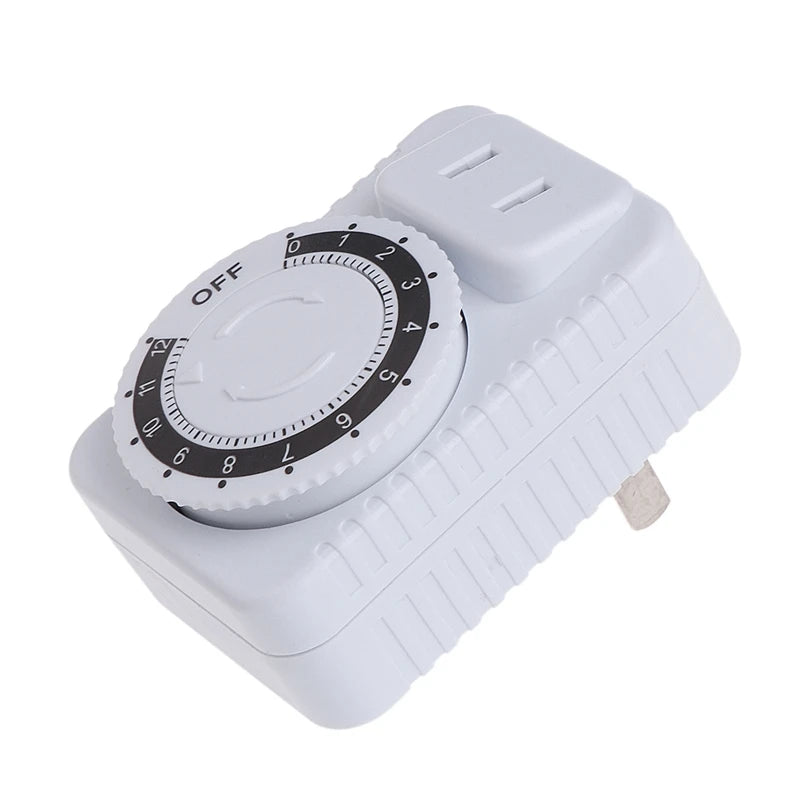 AC 110V-120V 220V 12 Hour Mechanical Wall Plug Switch Timer Socket Home Appliances Control