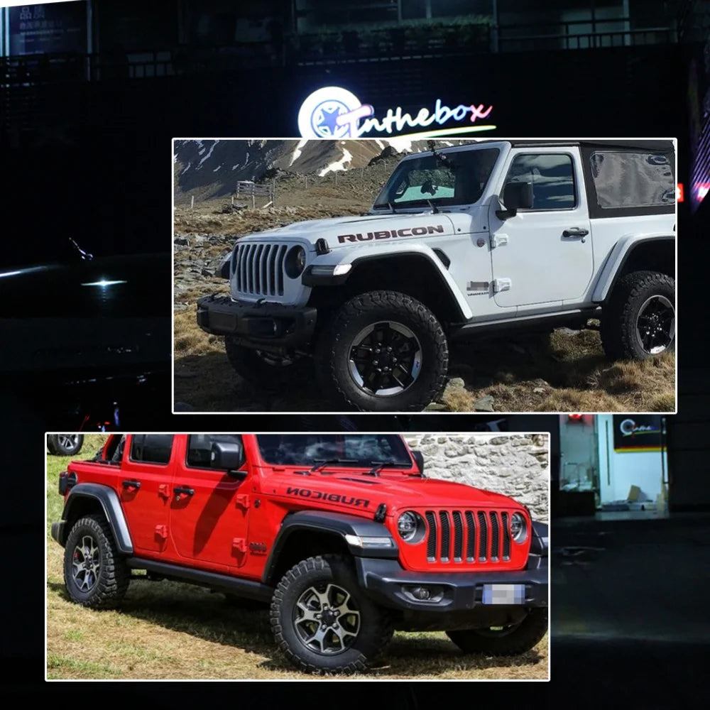 White / Amber LED Front Side Marker Lights For Jeep Wrangler JL 2018-up & Gladiator JT 2020-up Driving Light Turn Signal Light
