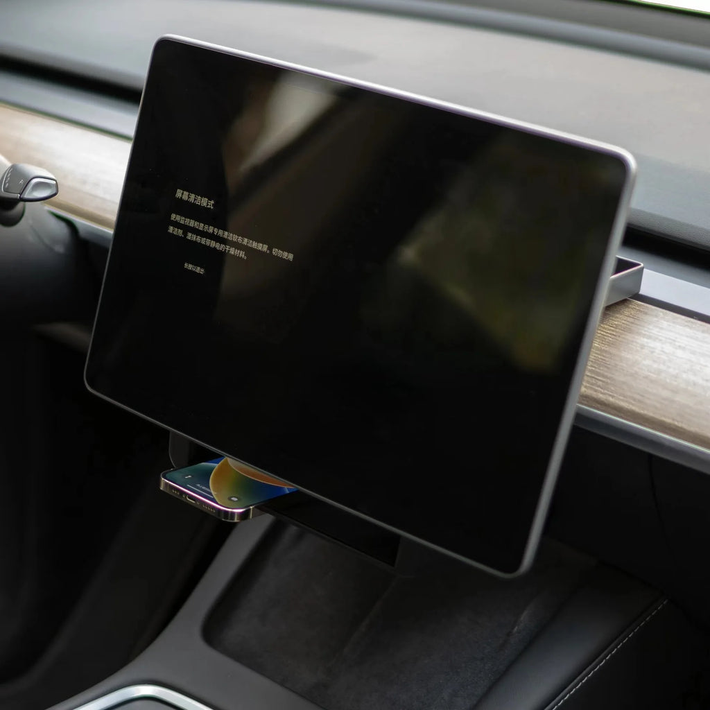 For Tesla Model 3 Model Y Magsafe Magnetic Anti Slip Little Devil Storage Box Under Screen Interior Accessories