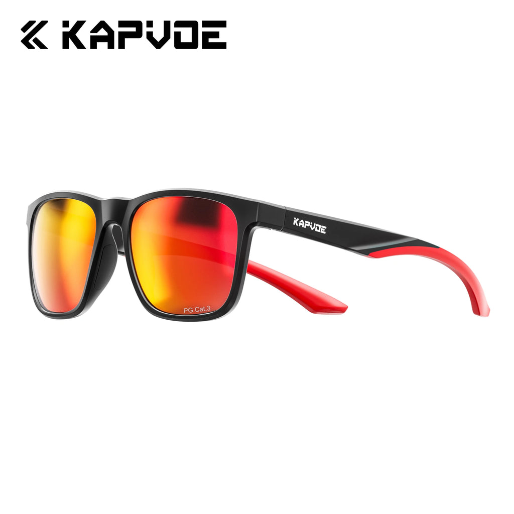 KAPVOE HD UV400 Polarized Sports Sunglasses Outdoor Sun Protection Eyewear Cycling Fishing Driving and Casual Stylish Sunglasses