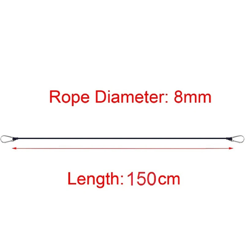 30cm-210cm Portable Elastic Rope Motorcycle Strap Elastic Rope Bicycle Luggage Strap Elastic Cart Cargo Strap