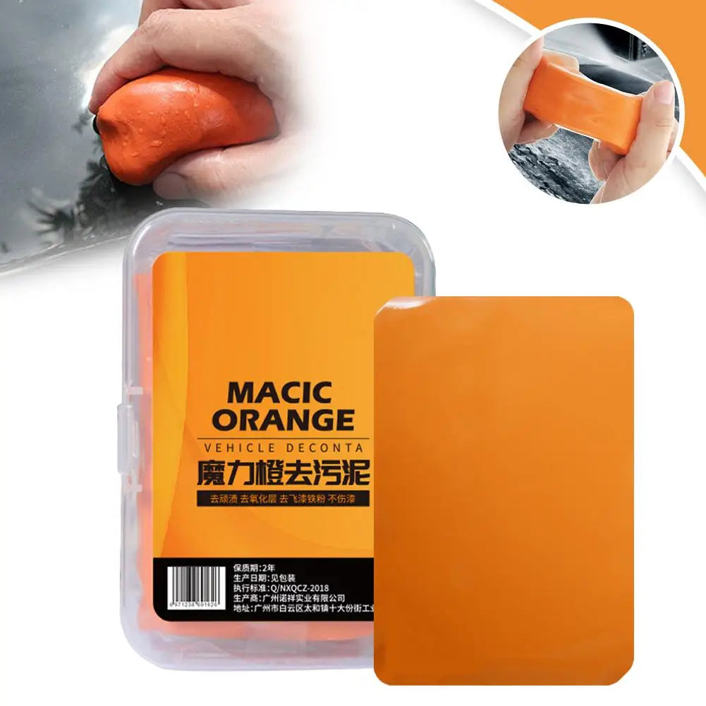 Residue Free Car Wash Clay Mud Magic Decontamination Bar Ideal Pre Wax Polish Treatment To Clean Stubborn Grime On Car Paint