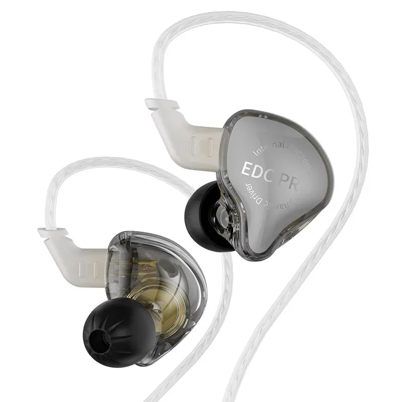 KZ EDC PRO in Ear Earphone High-Sensitivity Large Dynamic Earbuds HiFi Bass Music IHeadphone Detachable Cable
