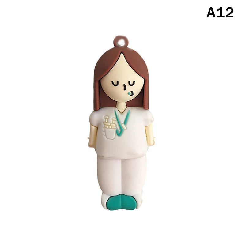 Cute Cartoon Shape Medical Ampoule Bottle Opener Nurse Doctor Special Rubber Syringe Cutter Bottle Opener Multifunctional