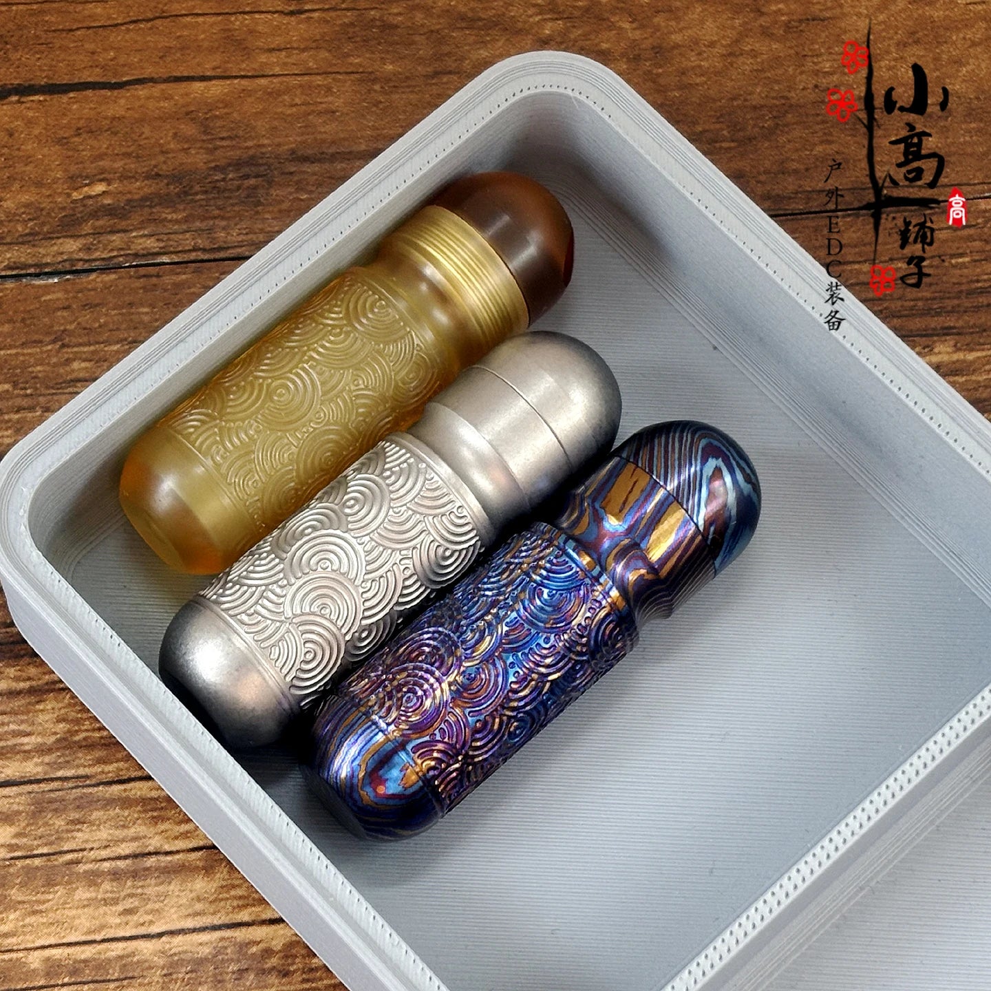 EDC Emergency Nitroglycerin Pill Case - Waterproof PEI/Titanium Capsule Pendant for Necklace & Keys