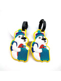 1PCS Cute Small Animal Luggage Tag Airport Tag Check in Loss Prevention Hanging Tag Essential for Business Travel