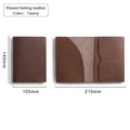 Leather Passport Holder for Travel Essentials, Slim Passport Cover Case Travel Wallet Bifold Credit Card Bag for Women Men