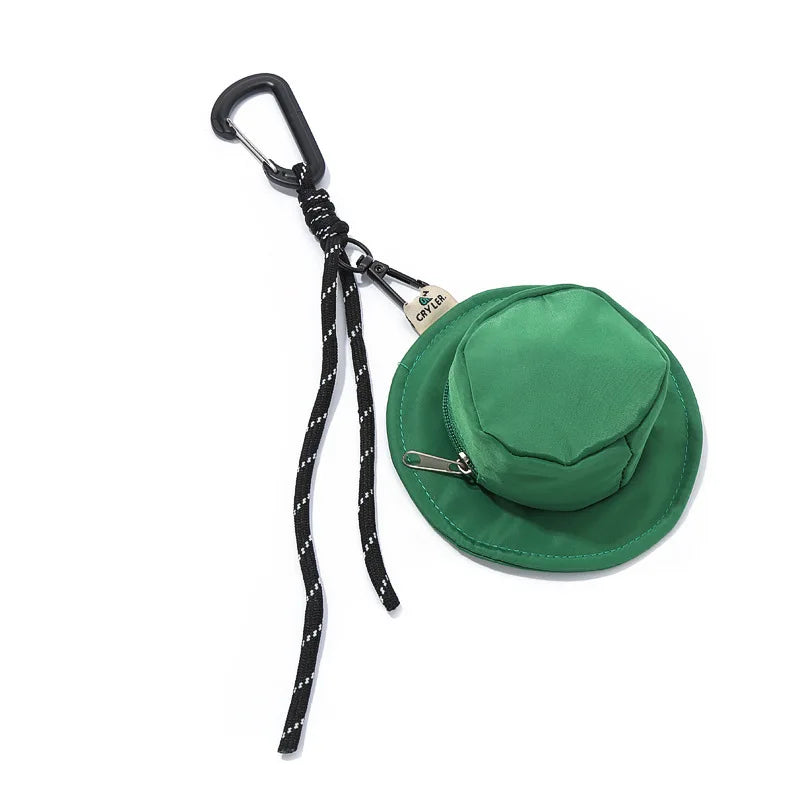 Mini Fisherman Hat Bag, Niche Design, Earphone coin purse, Key bag, Women's bag, Coin Storage, Small Crossbody Bag