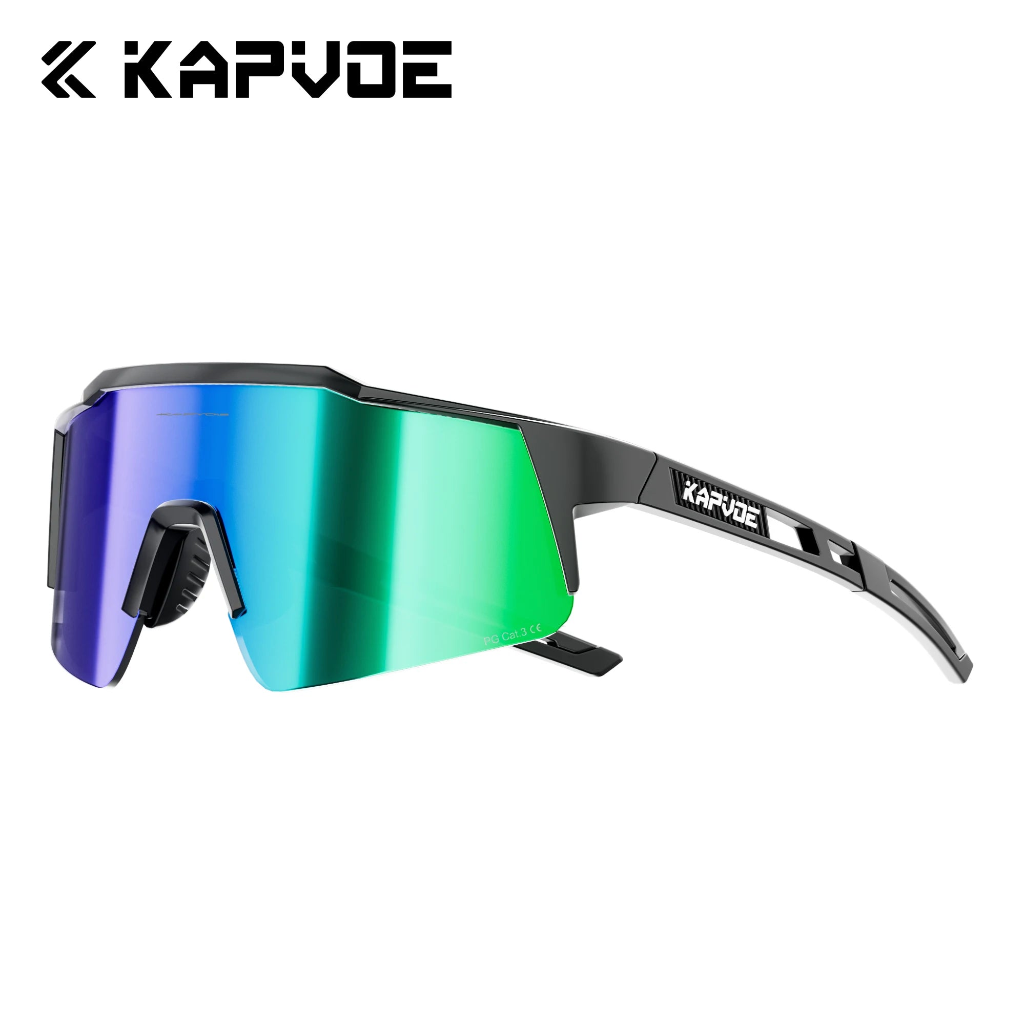 KAPVOE UV400 HD Polarized Hiking Sunglasses Sun Protection Outdoor Sports Glasses Cycling Driving and Climbing MTB Sunglasses