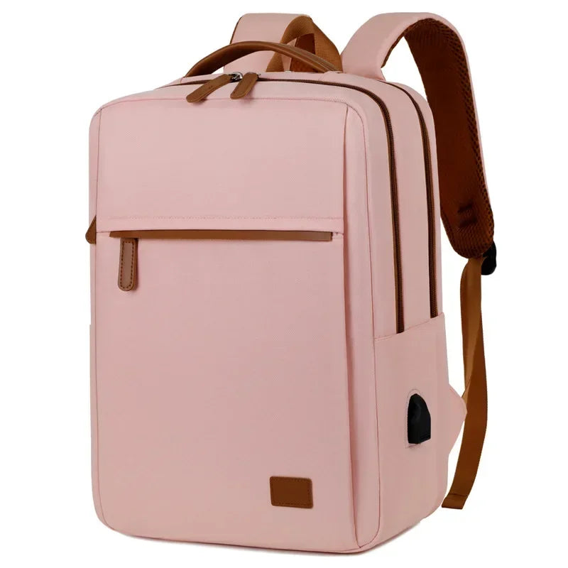 Fashion 15.6-Inch Laptop Business Backpack Classic Men Backpack Women Large Capacity Travel Laptop Backpacks Student School Bag