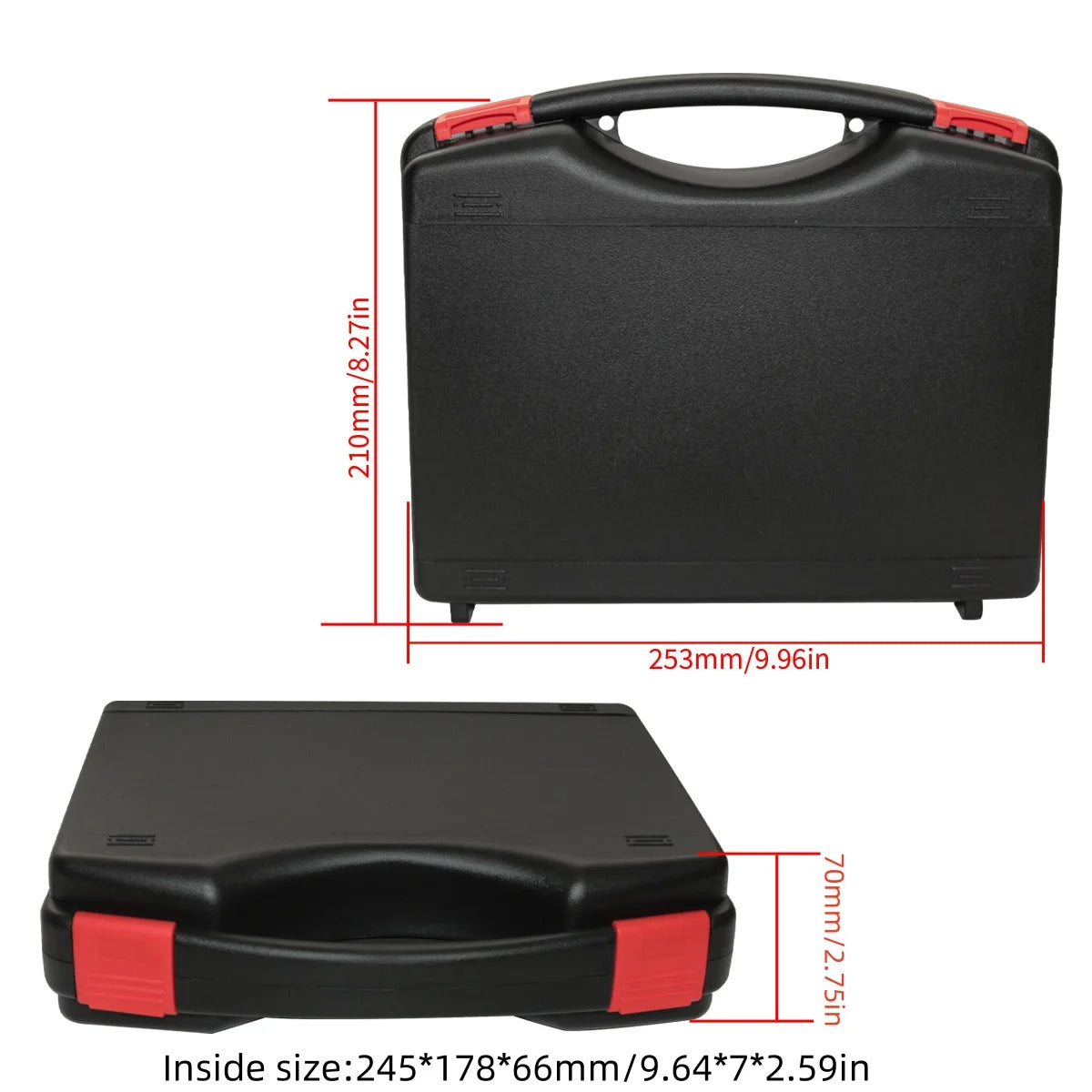 1PC Multifunctional Hardware ToolBox Lightweight Portable Plastic Instrument Case Notebook Protective Storage Box Outdoor Case